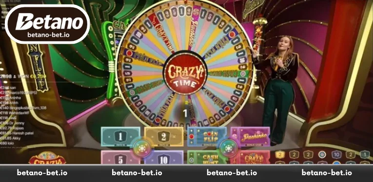 Crazy Time - Join the Wheel Spin for Great Rewards