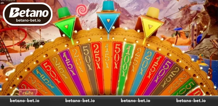 Four exciting bonus rounds in Crazy Time Betano
